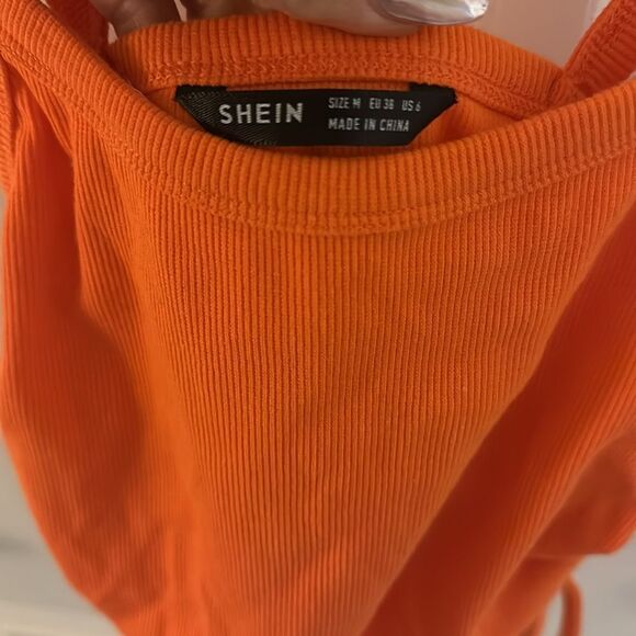 Shein Medium Orange Tank Top - Picture 3 of 3